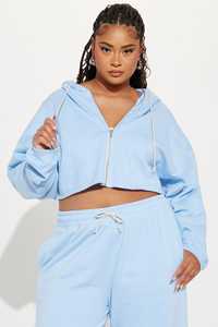 Comprar al por mayor 2025 conjuntos de chándal de moda de las mujeres lavado ácido sol se desvaneció crop cremallera chaqueta con capucha y pantalones de chándal holgados para las mujeres - Product Image 5