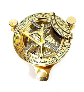 Calvin Handicrafts "Brújula Náutica de latón vintage Reloj de Sol de latón vintage marítimo Brújula de diseñador Artículo de regalo - Product Image 5