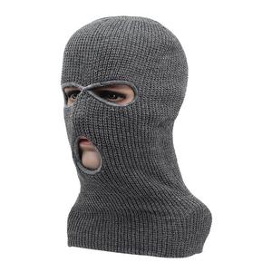 Winter Cotton Printed Custom Embroidery Design Your Own logo Knitted Fleece 3 Hole Face a pink Ski Masks Balaclava - Product Image 3
