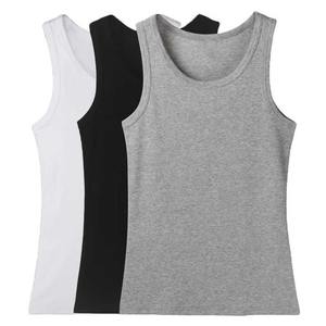 2025 nouveau débardeur de gymnastique surdimensionné 100% coton sur mesure pour hommes grande taille Stringer avec impression personnalisée et Logo pour la course - Product Image 4