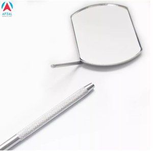 Herramientas de injerto de forma cuadrada, extensión de pestañas iluminada, espejo de pestañas, espejo de escritorio de acero inoxidable de mano - Product Image 5