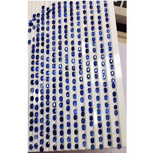 907 Pcs Naturel Kyanite 4x3 5x3 6x4 7x5mm Ovale 4 5 6 7mm Trillion Facette 497 Cts Lot Iroc Ventes Haute Qualité Pierres Précieuses Coupe US $512 - Product Image 1