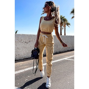 Sudadera con capucha y logotipo personalizado para otoño al por mayor, ropa de entrenamiento y jogging, chándales, conjunto de Jogger para mujer, conjuntos de 2 piezas, chándal, conjunto de pantalones - Product Image 6