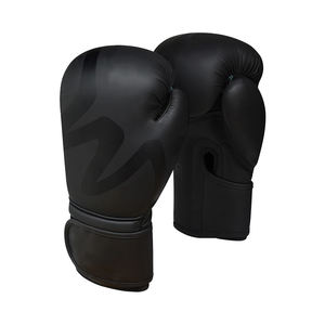 Guantes de Boxeo de Cuero Unisex Transpirables de Alta Calidad con Logotipo Personalizado, Cierre de Velcro para Entrenamiento al Aire Libre, Marca Privada OEM - Product Image 1