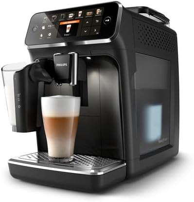 5400 полностью автоматическая кофемашина серии Philips-молочная система LatteGo, 12 фирменных кофейных блюд, интуитивно понятный дисплей, (EP5441/50)
