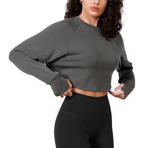 Nuevas sudaderas cortas de moda para mujer, sudaderas cortas de gran tamaño de calidad superior para mujer, sudaderas cómodas y transpirables - Product Image 5