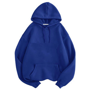 Sudaderas con capucha para mujer con logotipo personalizado de alta calidad, jersey en blanco de felpa francesa con hombros caídos, respetuosas con el medio ambiente - Product Image 1