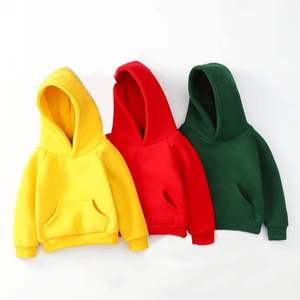 Sudadera con capucha informal de manga larga de color personalizado con bolsillo canguro para niños de todas las edades para la temporada de otoño/invierno - Product Image 5