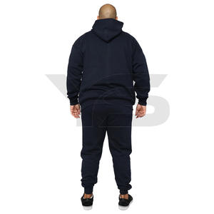 Sudadera con capucha y cremallera de diseño personalizado para hombre, pantalones para correr, chándal de invierno de forro polar técnico ajustado al mejor precio, opciones de Talla grande-XL - Product Image 5