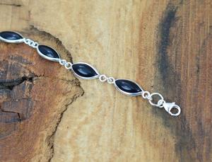 Handmade Silver Boho Style <b>Bracelet</b> Jewelry 925 Sterling Silver Black <b>Onyx</b> Gemstone Trending <b>Bracelet</b> Jewelry for Women Gift - Product Image 2