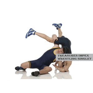 Ropa Deportiva Transpirable Personalizada, Singlet de Lucha Libre, OEM al por Mayor, Tejido de Alto GSM, Elástico y Duradero, Tallas XS a 6XL - Product Image 4