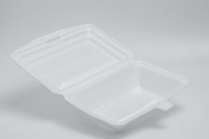 Contenedor de espuma PS DE FÁBRICA DE Vietnam con tapa con bisagras, fiambrera desechable para llevar, hamburguesas de comida rápida, nuevas Ideas de productos 2025 - Product Image 2