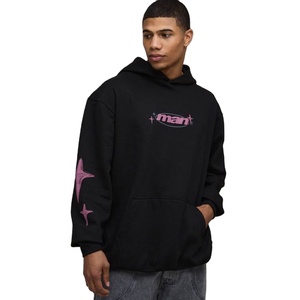 เสื้อฮู้ดดี้ผู้ชายทรงโอเวอร์ไซส์ ผ้าฝ้าย 100% พิมพ์ลายแบบรีดร้อน สไตล์วินเทจ สำหรับฤดูหนาว รับผลิตตามสั่งขายส่ง - Product Image 1