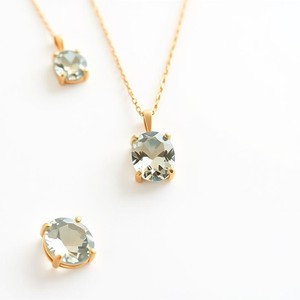 925เครื่องประดับสร้อยคอและต่างหูเงินสเตอร์ลิงสร้อยคอหินอัญมณีสีขาวสำหรับเด็กผู้หญิง - Product Image 4