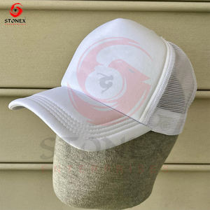 Sombrero de camionero con diseño de logotipo bordado 3D de tela colorida más vendida uso al aire libre - Product Image 2