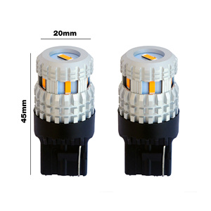 Bombillas LED T20 7440 W21W Canbus 6 LED naranjas - Product Image 2