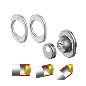 Protezione Sferik BDS68 Cromo Satinato per Serratura Atra - Product Image 1