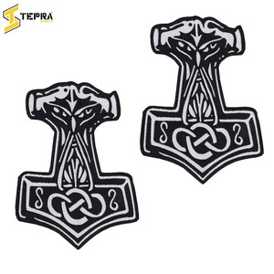 Style marteau Nouvelle Arrivée Prix Compétitif Date Meilleur Fournisseur Patchs De Broderie En Tissu Tissé PAR TEPRA SPORTS - Product Image 2