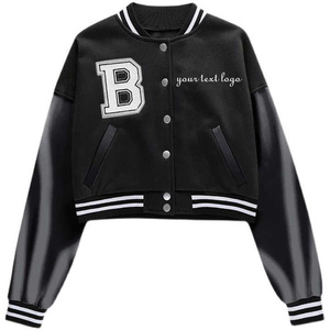 2025 Xozewear Fashion Wholesale High Quality Varsity Jacket Vintage Washed <b>Jeans</b> Denim Jacket - Product Image 2