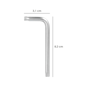Chiave Torx Standard Antimanomissione, Professionale in Acciaio al Cromo Vanadio T30 - Product Image 2