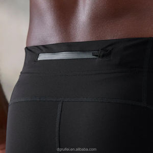 Short de compression pour homme, léger, extensible dans les 4 sens, avec logo personnalisé, taille élastique, pour la course à pied, la salle de sport, le cyclisme, l'entraînement - Product Image 5