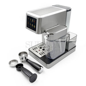 <span class=keywords><strong>Cafetera</strong></span> Espresso <span class=keywords><strong>con</strong></span> Espumador de Leche, Pantalla Táctil y Tanque de Agua Extraíble de 1 Litro para el Hogar, <span class=keywords><strong>Cafetera</strong></span> Compacta de 20 Bares, OEM, MOQ Bajo - Product Image 4