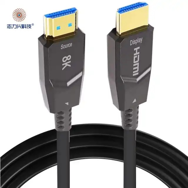 HDMI AOC 2.1 Cable 8K 60Hz 48Gbps Active Optical Fiber Cable for Home Theater,5m 10m 30m 50m 100m