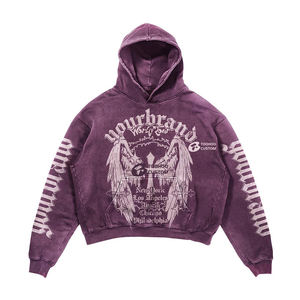 Service OEM Sweat à capuche en molleton à séchage rapide en relief pour hommes 370g Sweat-shirt à séchage rapide pour une tenue active et décontractée - Product Image 2