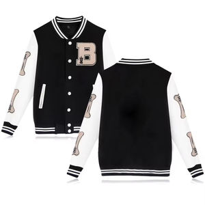 Recién llegado, diseño Versity para Primavera, otoño e invierno, tela impermeable, chaqueta con letras de béisbol para hombre de alta calidad - Product Image 6