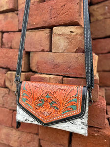 Nouveau Style occidental cheveux sur la peau en relief couleur usiné fourrure cuir grande taille main embrayages vente chaude femmes conçu fronde sacs à main - Product Image 2