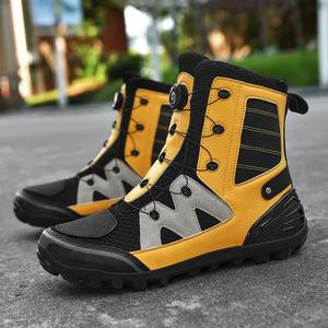 Bottes de moto antidérapantes imperméables équipement de protection de motard résistant à l'usure botte de motocross pour l'équitation d'hiver - Product Image 1