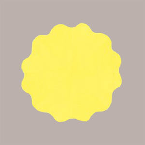 แผ่นห่อของขวัญ TNT ลายพิราบกลมสีเหลืองอีสเตอร์ ขนาดเส้นผ่านศูนย์กลาง 10 ซม. 10 ชิ้น - Product Image 4