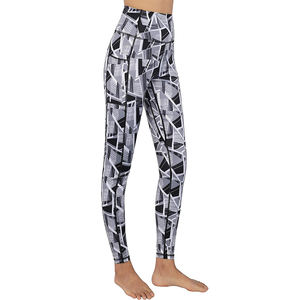 กางเกงเลคกิ้งรัดรูปเล่นกีฬาสำหรับผู้หญิง,อุปกรณ์ฟิตเนส - Product Image 4