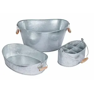 High Quality High Quality Stainless Steel <b>Ice</b> Tub Wine Cooler <b>Champagne</b> Chiller Beer <b>Ice</b> <b>Bucket</b> and Wine Tubs for Bar Hotel - Product Image 3
