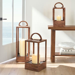 Farol de Madera Colgante Hecho a Mano para Decoración del Hogar, Decoración de Jardín y Decoración de Pasillos para Bodas - Product Image 4