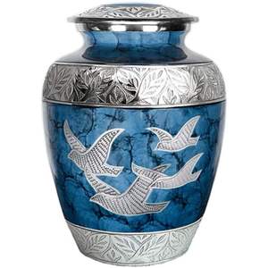 Urnes funéraires de crémation en métal de vente chaude urne commémorative en métal de cendres pour les cendres adultes disponibles - Product Image 4