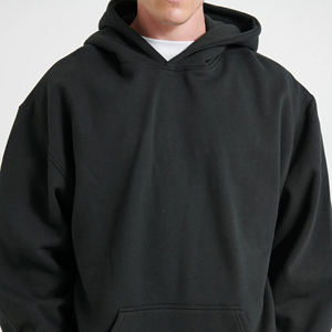 Sudadera con Capucha para Hombre, Diseño Nuevo, Manga Larga, 100% Algodón, Felpa, Bordado Personalizado, Impresión Puff, Cierre de Cremallera, Corte Holgado, Lavado Ácido, Estilo Vintage - Product Image 6