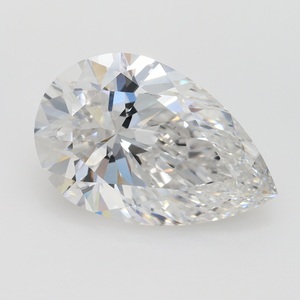 Diamant cultivé en laboratoire, certifié IGI 3.41 ct, taille poire blanche, clarté VS1, calibré en vrac pour la fabrication de bijoux - Product Image 1
