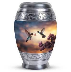 Urne colibri pour cendres élégante décorative pour le souvenir humain urnes de crémation pour adultes funérailles parfaites urnes commémoratives - Product Image 6