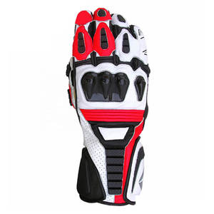 ถุงมือหนังสำหรับขี่มอเตอร์ไซค์คุณภาพสูง ระบายอากาศได้ดี ป้องกันข้อนิ้ว มีไซส์ใหญ่ให้เลือก - Product Image 1