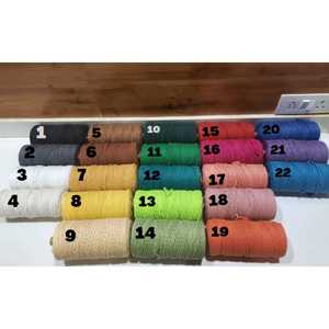 Cordones de Algodón de 4 mm Hechos a Medida Disponibles en 35 Colores, Ideales para Manualidades de Macramé, Perfectos para la Reventa en Tiendas de Cordones de Algodón - Product Image 2