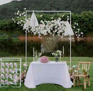 Hermoso Arco de Acero para Bodas, Soporte para Ceremonias, Fiestas, Recepciones, Decoración de Escenarios, Baby Shower, Venta al por Mayor - Product Image 2