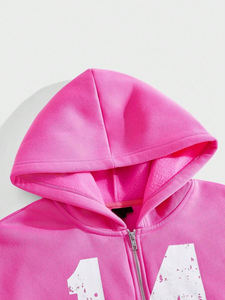 Survêtements imprimés à capuche pour hommes, coupe classique, 100% coton, respirants, avec logo personnalisé, design haut de gamme, vente en gros - Product Image 5