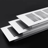 Grille de ventilation décorative personnalisée pour cuisine, grille de ventilation pour meubles, grille de ventilation de retour d'air