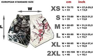 กางเกงขาสั้นมวยไทยสำหรับผู้ชายดีไซน์แบบกำหนดเองโลโก้ด้านหน้าสำหรับการต่อสู้การต่อสู้การต่อสู้ MMA - Product Image 3