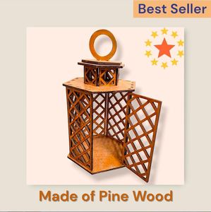 AK Latón Atractivo Diseño moderno Linterna de madera Decorativo Único Tarro de vela a bajo precio para la decoración del hotel/Decoración del hogar - Product Image 5