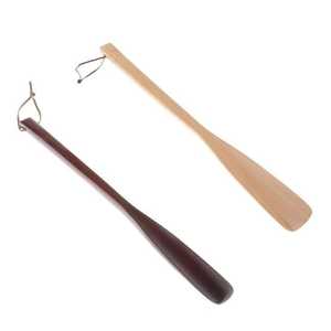 Klaxon de chaussure d'hôtel de chambre en bois personnalisé Offre Spéciale avec du cuir et pour les enfants pratiques portant des chaussures Mini klaxon de chaussure - Product Image 1