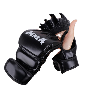 MMA Gants de sparring en cuir PU Meilleur Durable pour Fitness Combat Training Grappling et Wrestling pour la Boxe et la Lutte - Product Image 1