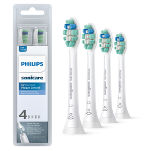PhilipsSonicare-Cabezales de repuesto para cepillo de dientes, HX9024/65, tecnología Brushsync, color blanco, paquete de 4 - Product Image 1