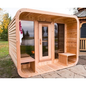 Sauna extérieur à vapeur CORE pour 4 à 8 personnes + livraison gratuite - Product Image 1